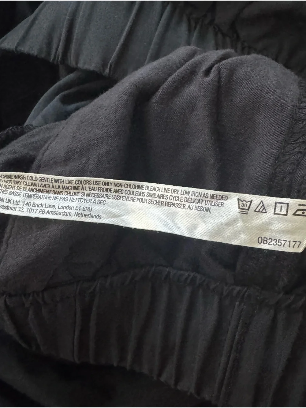 NWOT Free People Patched Game Day Black Joggers Pants Badge Patches Size Medium